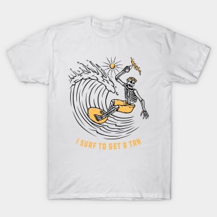 surf to get a tan for halloween T-Shirt